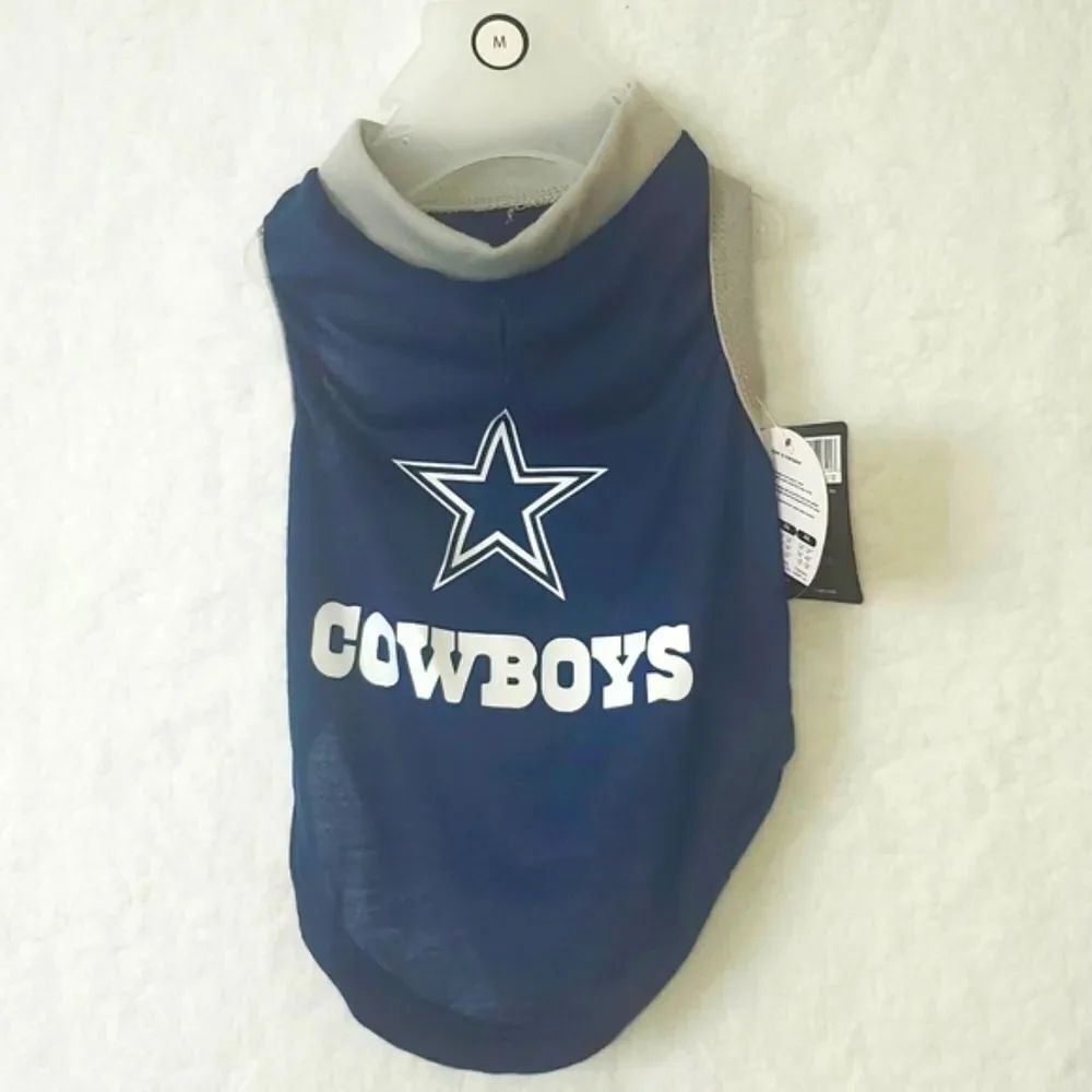 NFL Dallas Cowboys Dog Tshirt Size Small Or Medium